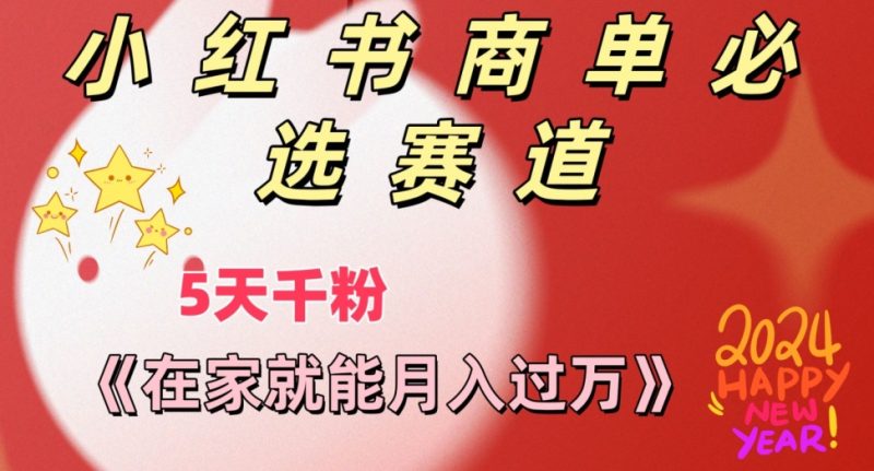 做小红书商单,一定要选这个赛道,互动率非常高,在家就能月入过万-创业项目网