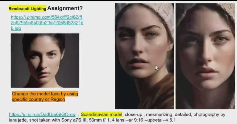 Midjourney v5 ChatGPT 和 Bard AI人工智能人像摄影大师班-15节-中英字幕-创业项目网