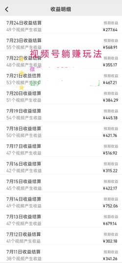 利用明星八卦视频，赚视频号分成计划收益，操作简单，还有千粉号额外变现，轻松月入过W-创业项目网