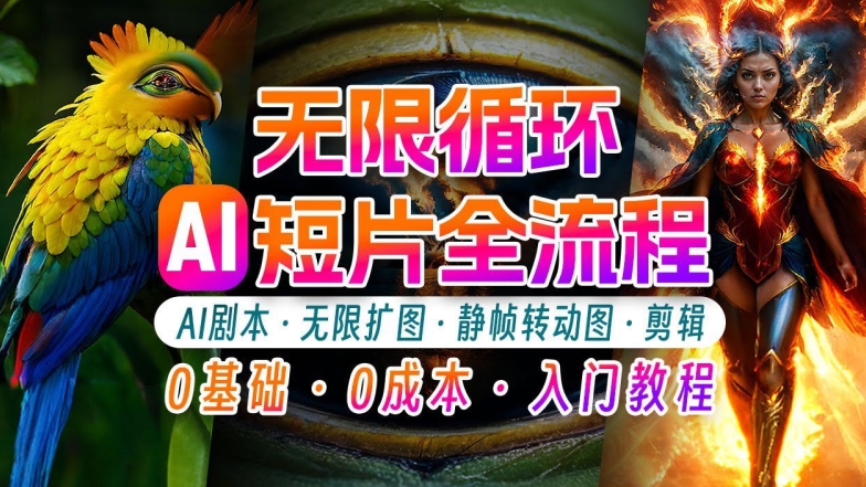 AI剪辑无限循环画面：新手轻松月入上万的秘技-创业项目网
