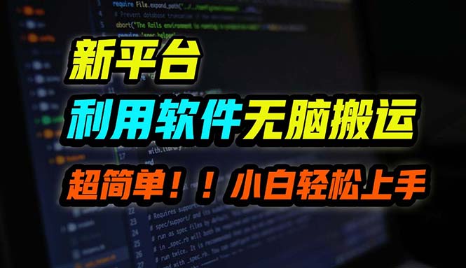 B站平台用软件无脑搬运，月赚10000+，小白也能轻松上手-创业项目网