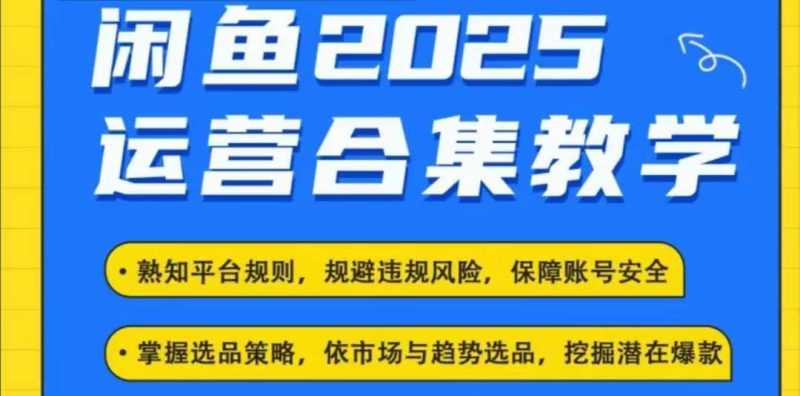 2025闲鱼电商运营全集，2025最新咸鱼玩法-创业项目网