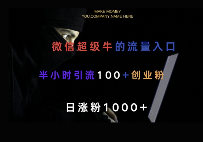 微信版知乎，一小时引流100+创业粉，日涨粉1000+-创业项目网
