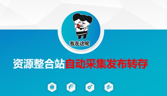 资源整合站自动采集发布转存，解放双手-创业项目网