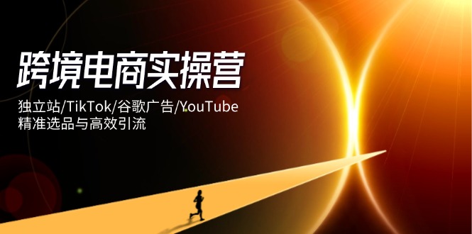 跨境电商实操营：独立站/TikTok/谷歌广告/YouTube，精准选品与高效引流-创业项目网