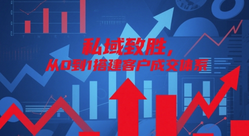 私域致胜，从0到1搭建客户成交体系-创业项目网