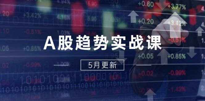 A股趋势实战课：主力动向+政策红利，2025全年策略5月更新-创业项目网