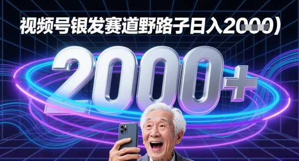 蝴蝶号银发赛道流量密码野路子日入多张-创业项目网