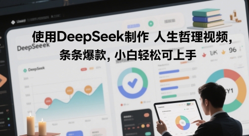 使用DeepSeek制作人生哲理视频，条条爆款，小白轻松可上手-创业项目网