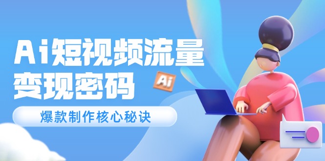 AI短视频流量密码，爆款制作核心秘诀，120万案例深度解析-创业项目网
