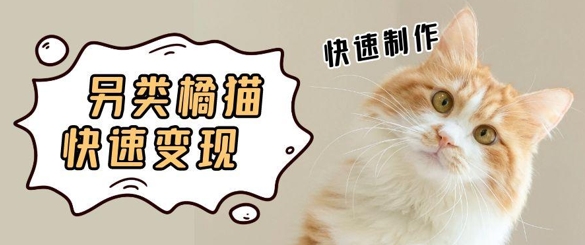5个作品涨粉30W！AI+江湖橘猫视频制作，小白轻轻松松上手，条条爆款，条条变现，单日就能收益-创业项目网