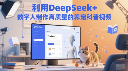 利用DeepSeek+数字人制作高质量的养宠科普视频-创业项目网
