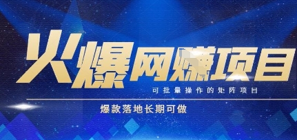 火爆全自动搬砖项目，可批量矩阵操作，爆款落地长期可做-创业项目网
