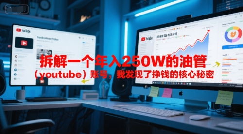 付费文章：拆解一个年入250W的油管（youtube）账号，我发现了挣钱的核心秘密-创业项目网