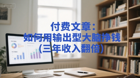 付费文章：如何用输出型大脑挣钱(三年收入翻倍)-创业项目网