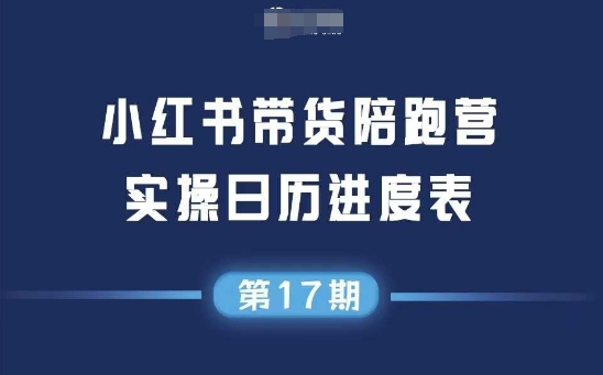 小红书第17期带货陪跑营，不囤货，不直播，不投流，通过选品+笔记内容+测品+笔记铺量+矩阵运营打爆款-创业项目网