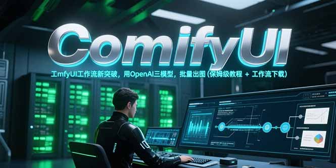 ComfyUI工作流新突破，用OpenAI三模型，批量出图(保姆级教程+工作流下载)-创业项目网