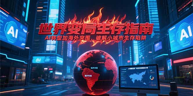 付费文章《世界变局生存指南，AI转型加海外突围，破解小城市生存陷阱》-创业项目网