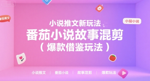 小说推文新玩法，番茄小说故事混剪（爆款借鉴玩法）-创业项目网