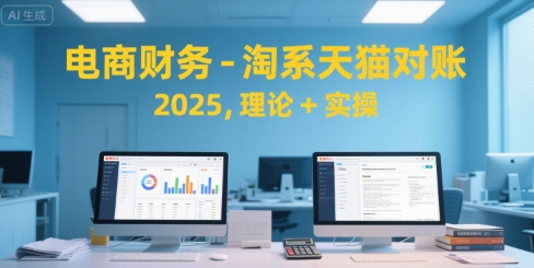 电商财务-淘系天猫对账2025，理论+实操-创业项目网