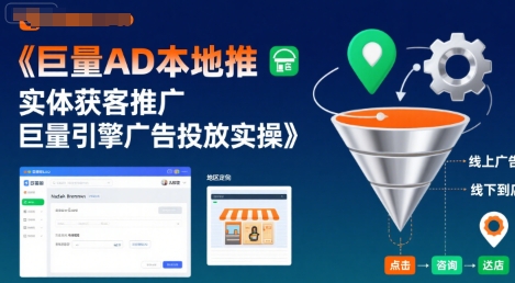 巨量AD本地推实体获客推广，巨量引擎广告投放实操-创业项目网
