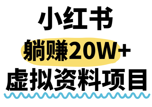小红书操作虚拟资料，搬运工模式躺挣20W+，互联网的低成本路子-创业项目网