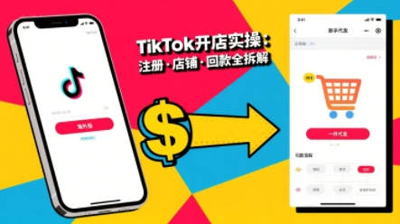 TikTok从开店到投流的进阶课，从基础实操到高阶技巧一网打尽-创业项目网