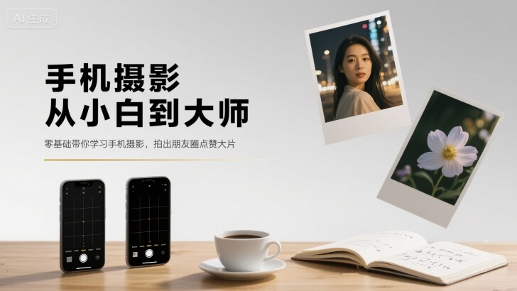 手机摄影从小白到大师，零基础带你学习手机摄影，拍出朋友圈点赞大片-创业项目网