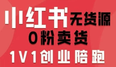 小红书无货源0粉电商课，开店准备、选品策略、笔记撰写、视频剪辑、数据分析、账号打造、资料文档-创业项目网
