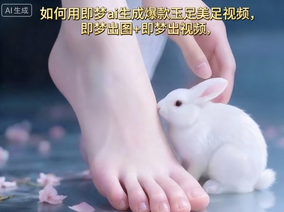 如何用即梦ai生成爆款玉足美足视频，即梦出图+即梦出视频，快速涨粉-创业项目网