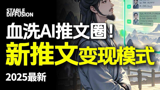 最新AI动态电影漫画小说推文，全流程实操教学，新手也能月入万元-创业项目网