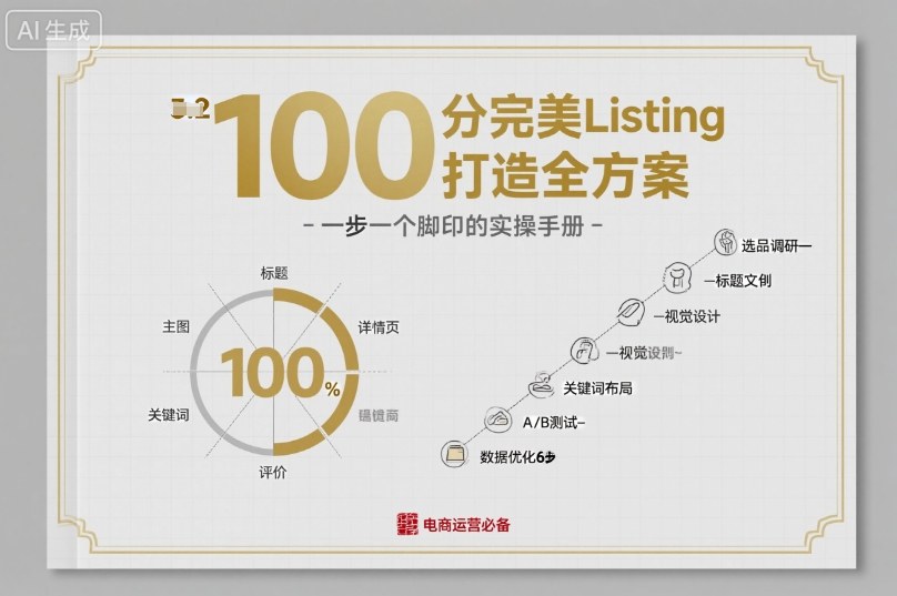 100分完美Listing打造全方案，想要完美listing必须是需要一步一个脚印的-创业项目网