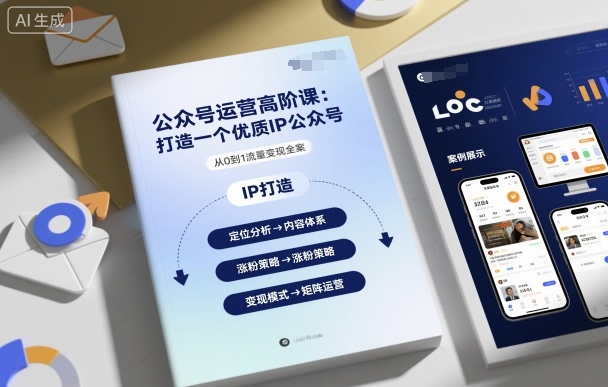 公众号运营高阶课，打造一个优质IP公众号-创业项目网