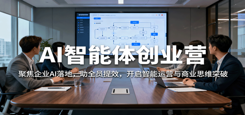 AI智能体创业营:聚焦企业AI落地,助全员提效,开启智能运营与商业思维突破-创业项目网