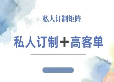 小红书自媒体咨询师IP教程，私人定制+高客单-创业项目网