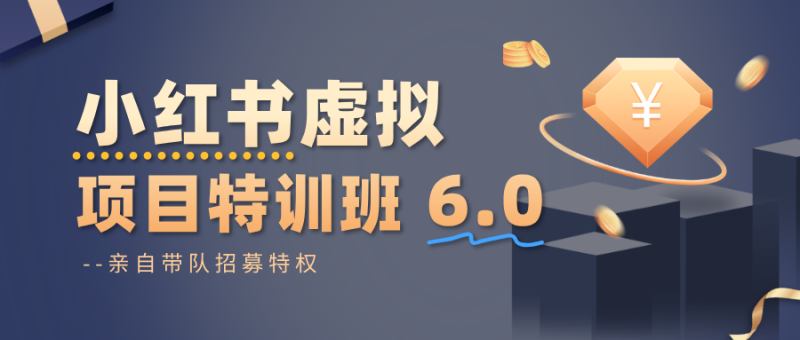 小红书虚拟项目特训班6.0 ,养号/选品/自动发货/爆款笔记(含40节视频课)-创业项目网