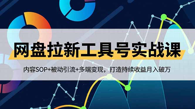 网盘拉新工具号实战课，内容SOP+被动引流+多端变现，打造持续收益月入破万-创业项目网