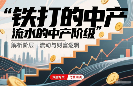 付费文章：铁打的中产，流水的中产阶级-创业项目网