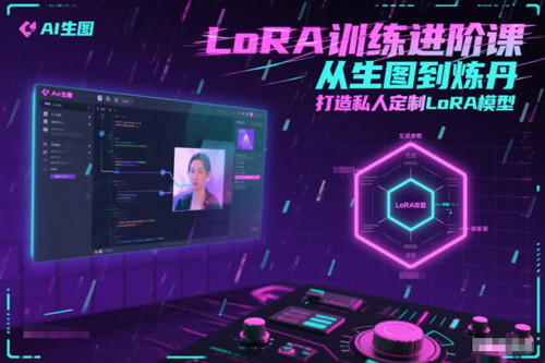 LoRA训练进阶课，从生图到炼丹，打造私人定制LoRA模型-创业项目网