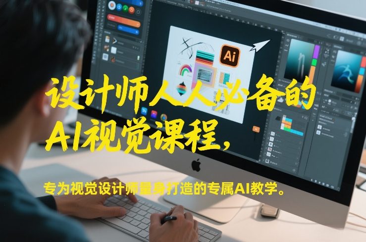 设计师人人必备的AI视觉课程，专为视觉设计师量身打造的专属AI教学-创业项目网