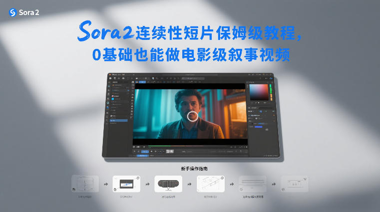 Sora2连续性短片保姆级教程，0基础也能做电影级叙事视频-创业项目网