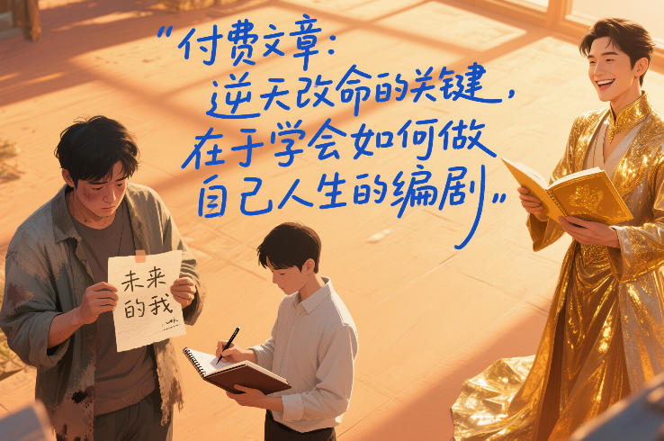 付费文章：逆天改命的关键，在于学会如何做自己人生的编剧-创业项目网