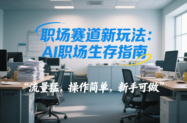 职场赛道新玩法：AI职场生存指南，流量猛，操作简单，新手可做-创业项目网