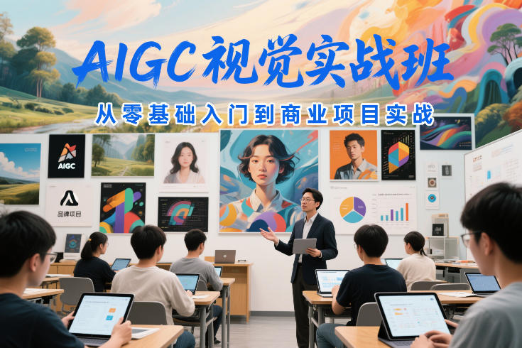 AIGC视觉实战班，从零基础入门到商业项目实战-创业项目网